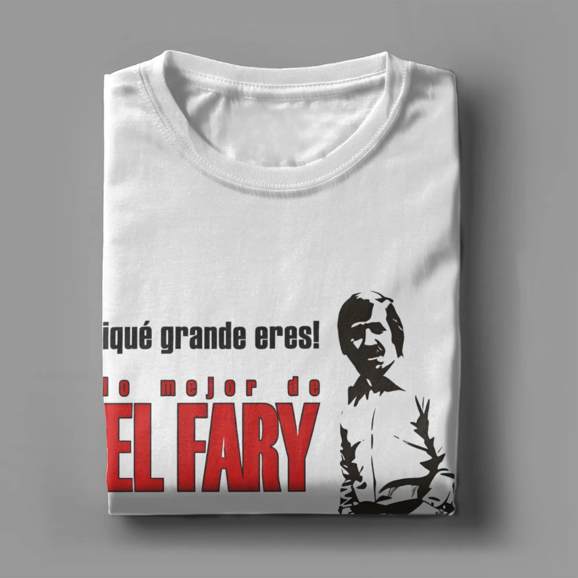 Camiseta del actor español El Fary, camisetas populares de verano para hombre, camisetas de gran tamaño con cuello redondo de algodón puro, camiseta divertida de manga corta Y2K