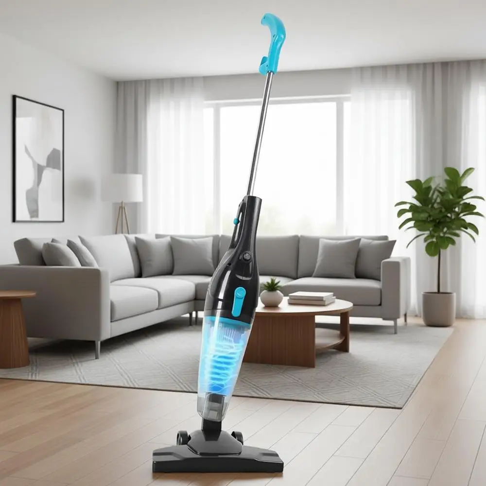 

Мощное всасывание 15 кПа, двигатель 400 Вт, легкий беспроводной вертикальный пылесос 12-в-1 с ручным модулем, ультратихий, для твердых полов и ковров.