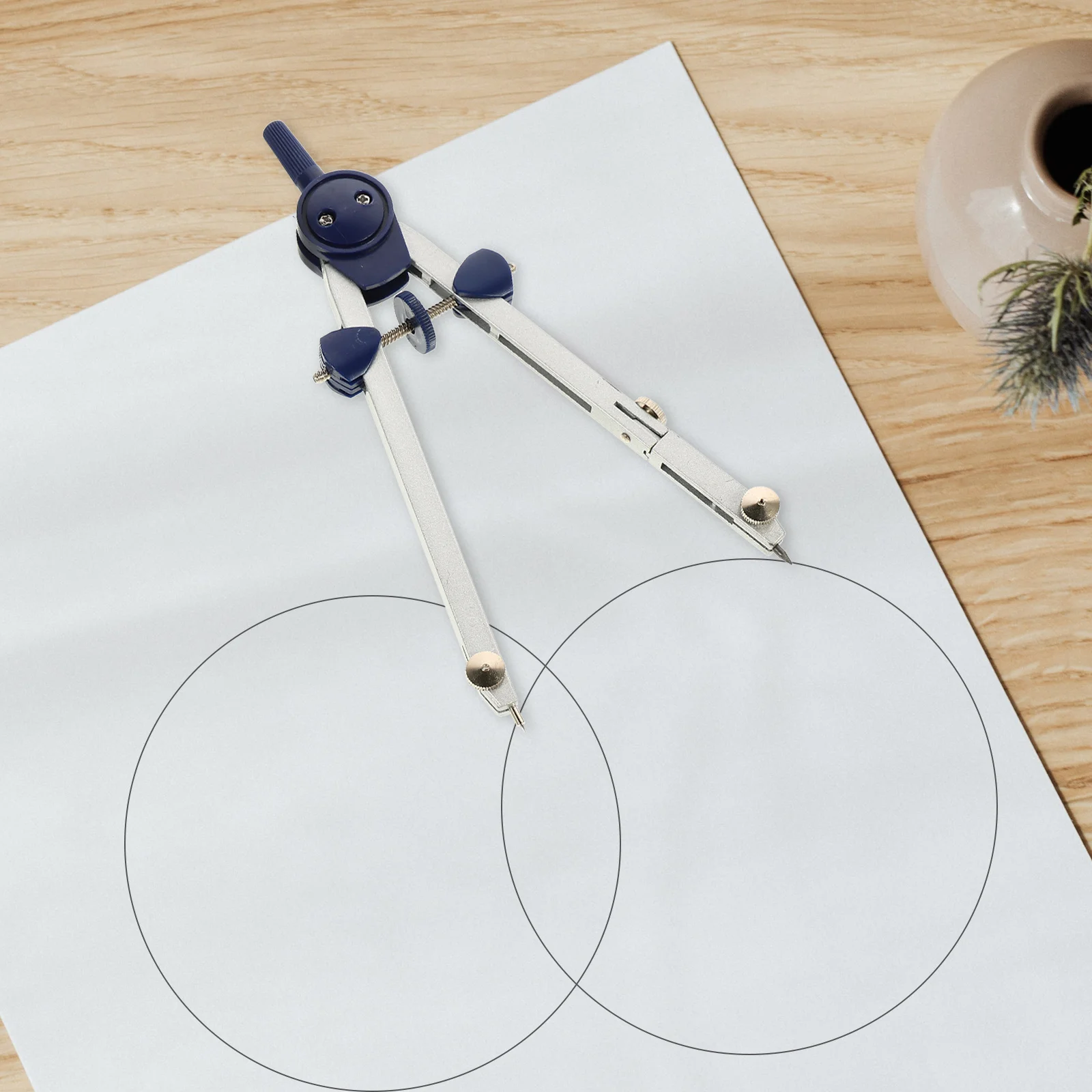 1Set Zinc Alloy Compass Set High Precision Multi-Functional Drawing Tools Drafting Supplies for Designers Students Engineers