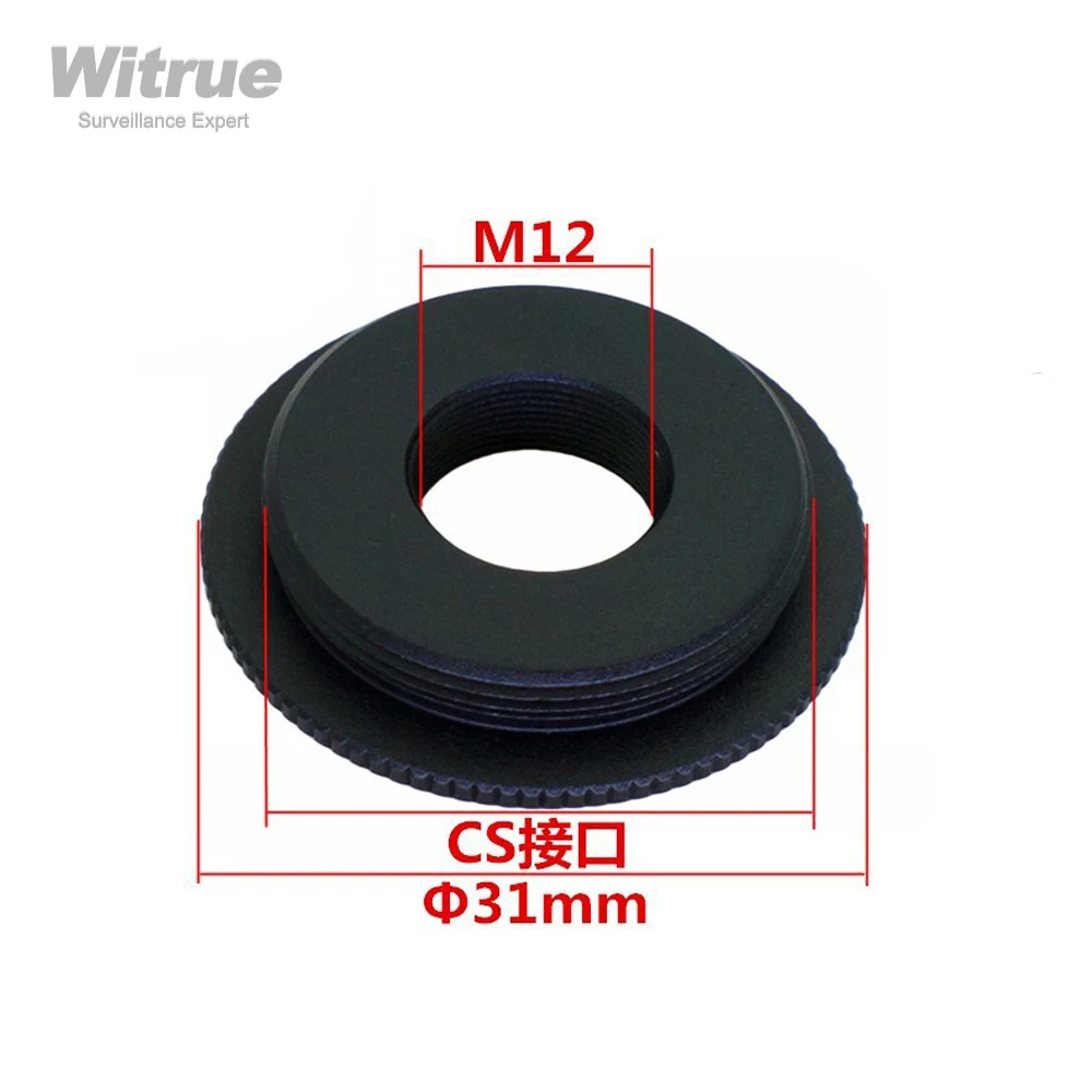 Witrue Metal M12 to C/CS Lens Mount Converter Adapter Ring M7 to M12 Lens Converter CCTV Accessories