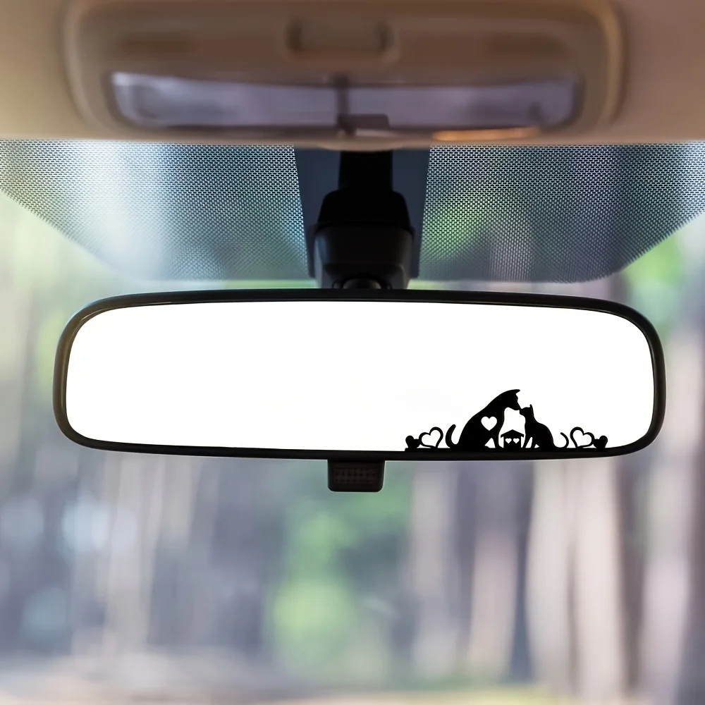 

4PCS/SET Trendy Dog Cat Pet-Themed Sticker Waterproof Vinyl High-Quality Decal for Car Window Notebook Motorcycle Charming