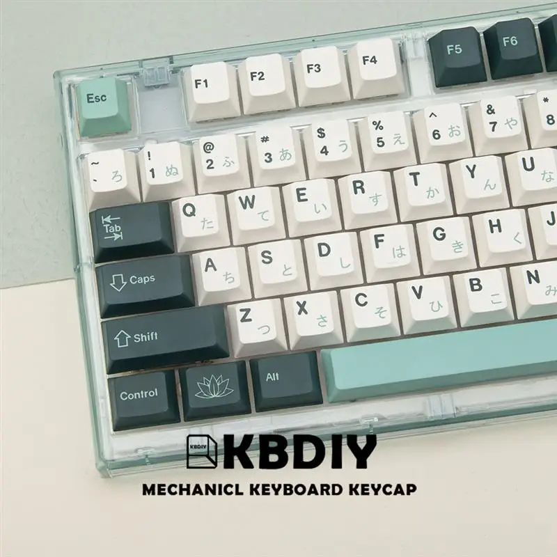 

KBDiy 135 клавиш/комплект GMK ботаническая PBT японские колпачки клавиш Cherry Profile MX Переключатель зеленая клавиатура для механической игровой клавиатуры на заказ