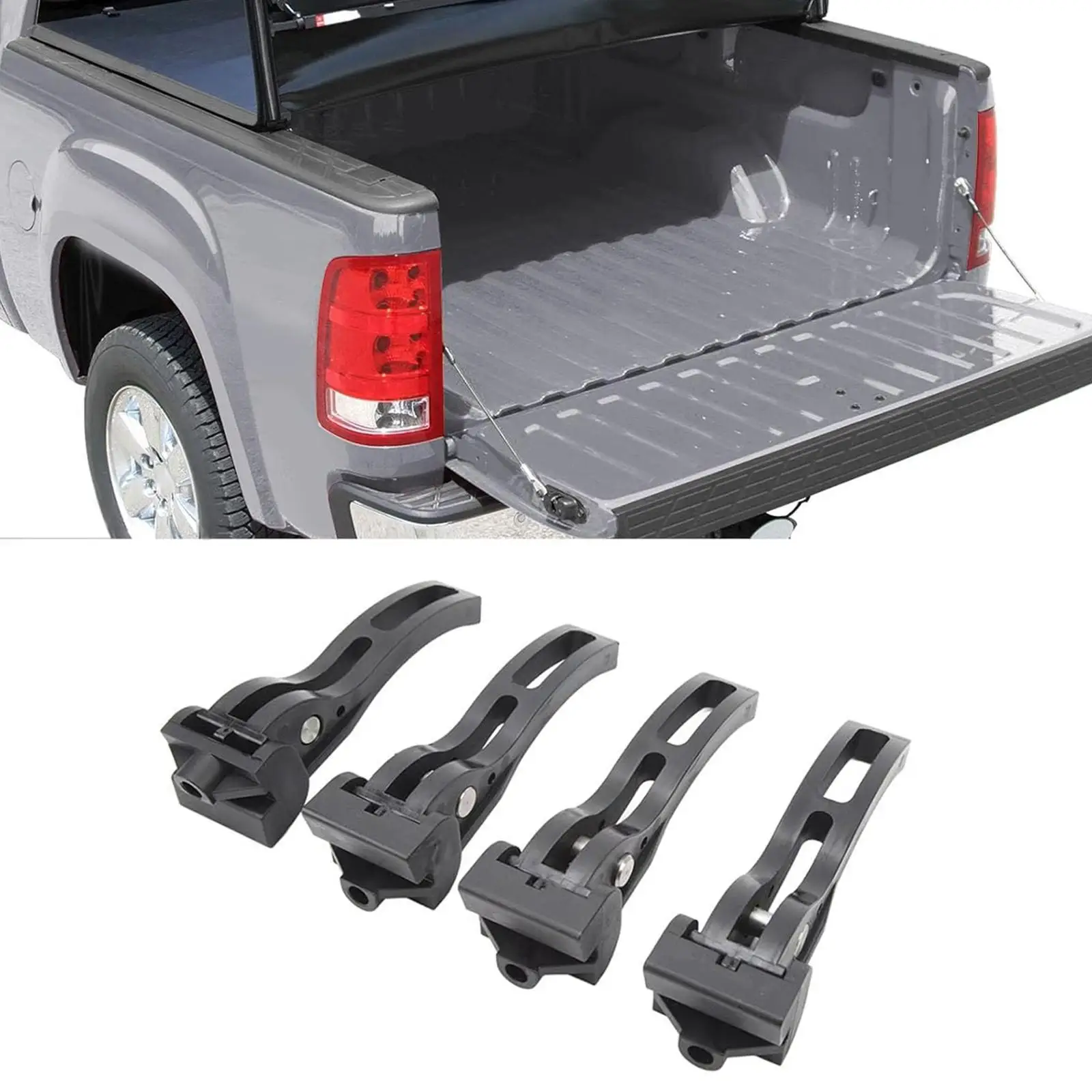 

Зажим для крышки Tonneau, простая установка, безопасная замена, прочные высокопроизводительные аксессуары, набор креплений для крышки багажника автомобиля