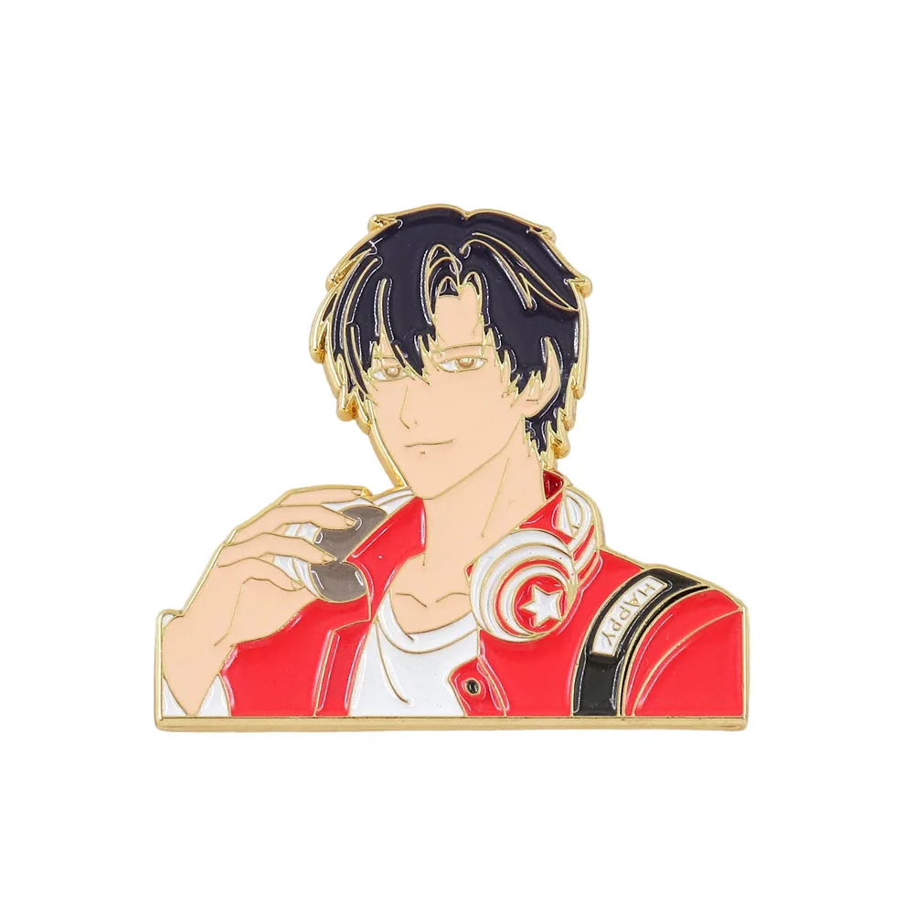 Ye Xiu Enamel Pin The King's Avatar Character Lapel Pin Cool Boy Badge Fans Gift Collection