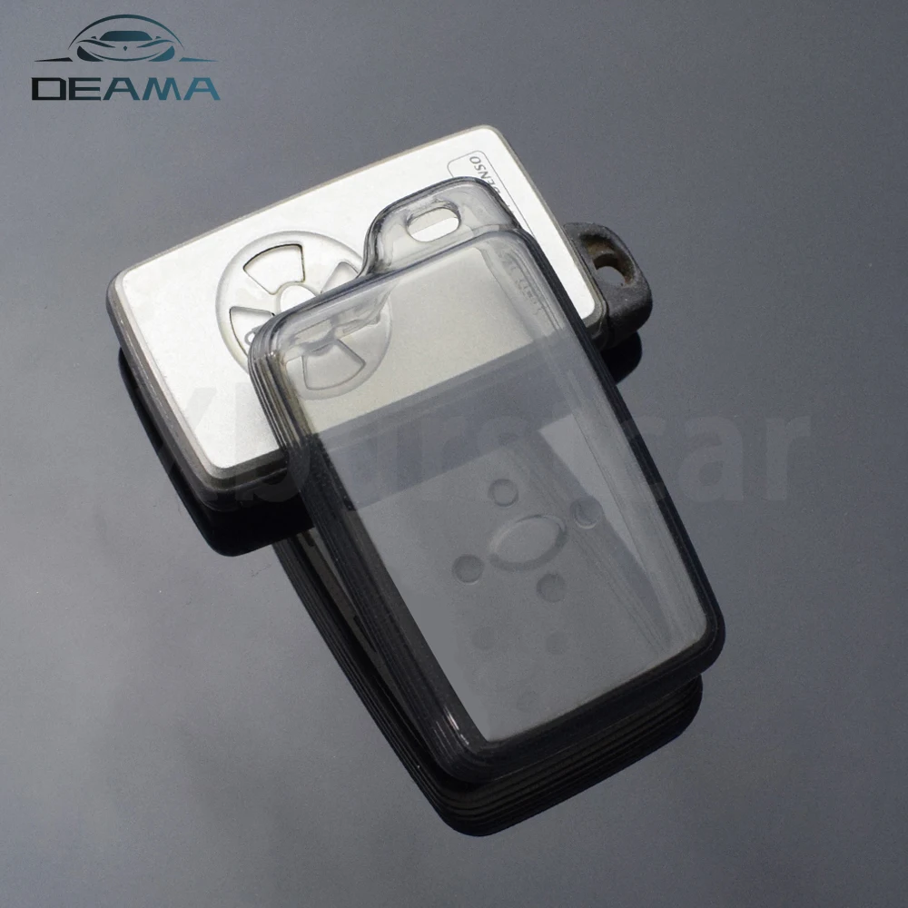 Transparent TPU Car Key Case Cover for Toyota RAV4 Premio Auris Rukus Vanguard Estima Alphard Vellfire Auto Fob Shell