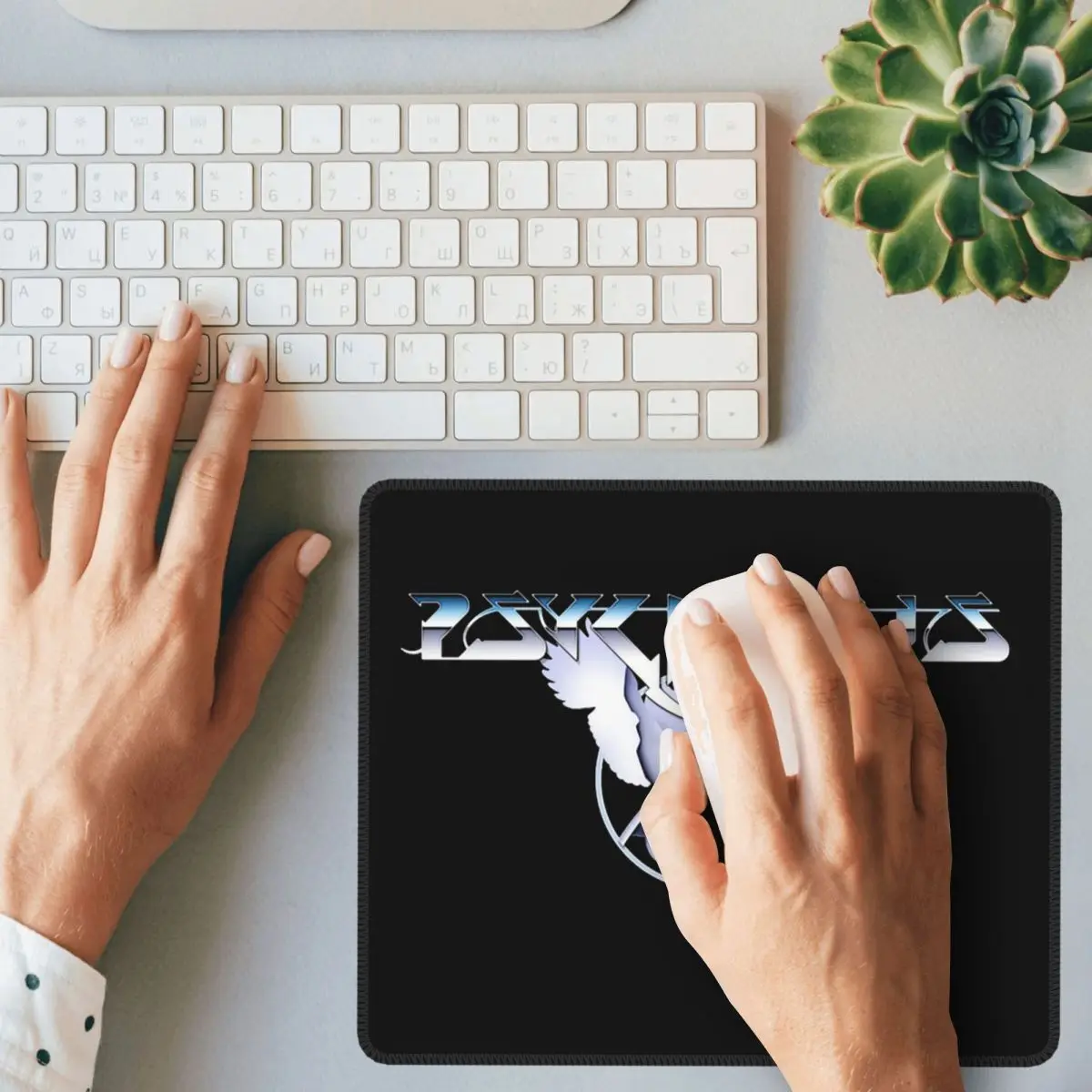 Amiga Psygnosis البومة ماوس الوسادة الكمبيوتر لوحة المفاتيح ماوس حصيرة ألعاب الكمبيوتر المحمول مكتب حصيرة مكتب الملحقات الجدول الحصير #5