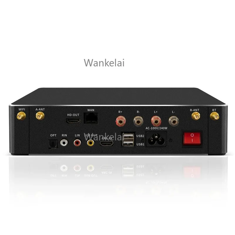 Ihomelife HLQ 600W Home Theater Audio Player with DDR4 2GB BT OPTICAL ARC Android 12 Karaoke Set - Android Amplifier