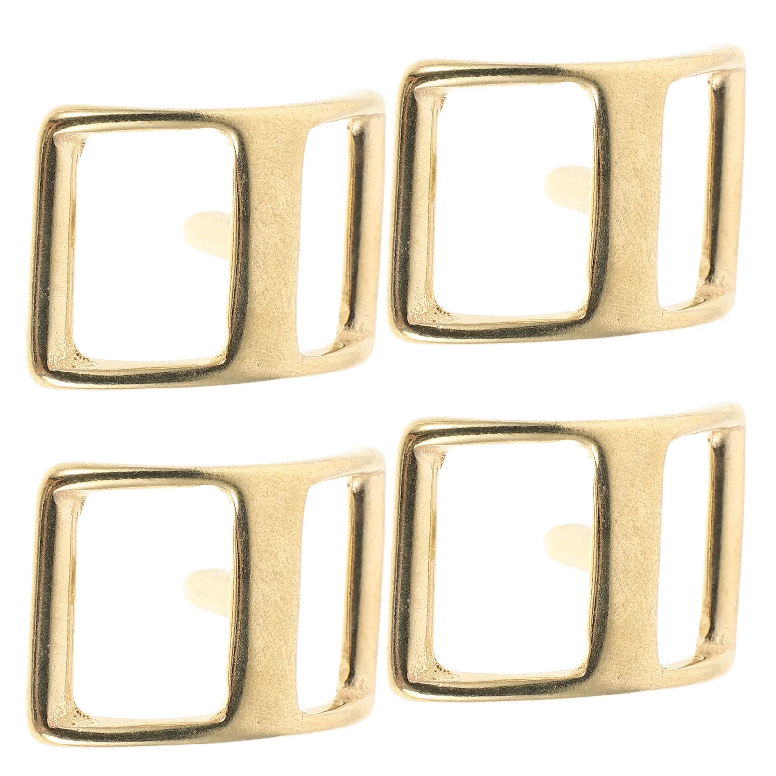

4pcs Copper Slide Buckles Adjustable Metal Bag Strap Buckle Replacement For Backpack Luggage Purse Saddle Hardware Craft