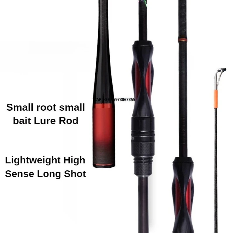 

Pure Lure Japan Import 40T Carbon Spinning Fishing Rod Fuji K Guide Lightweight Sensitive for Lake Stream Sizes 7'5\" 7'8\"