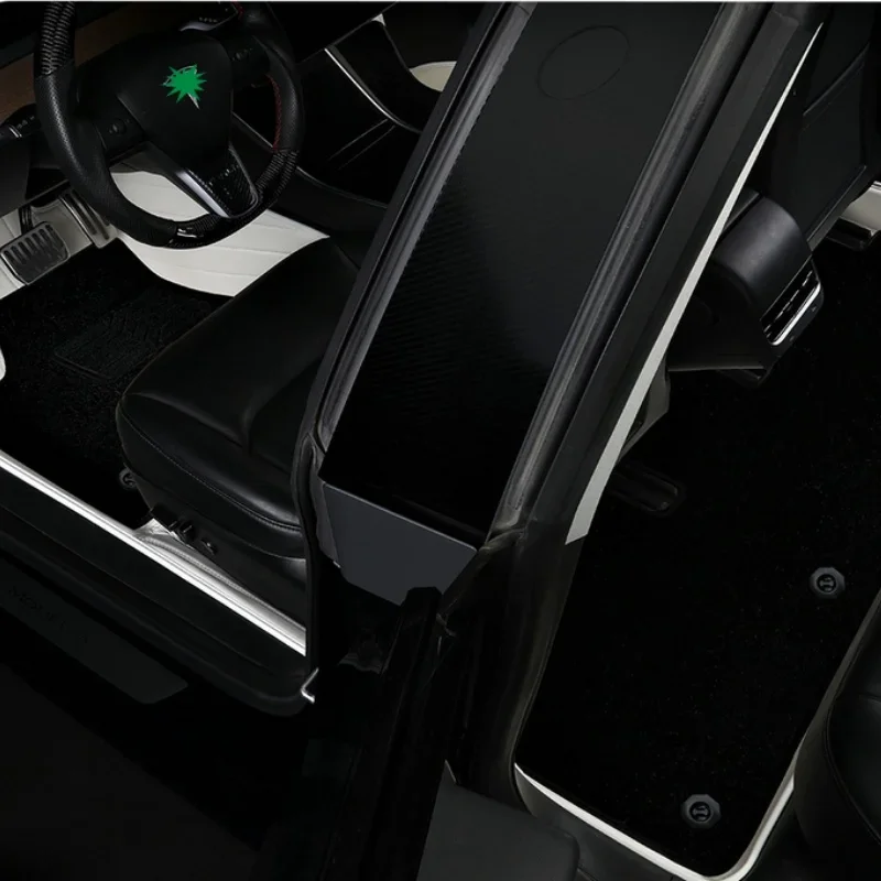 For Merce des-Benz AMG Genuine Leather Floor Mats for G500, G63, GLE53, E300L, C260L - Full Coverage Car Floor Mats