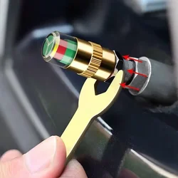 Car tire valve cap Car electric car motorcycle valve cap Aluminum alloy valve core cover tire pressure auto parts