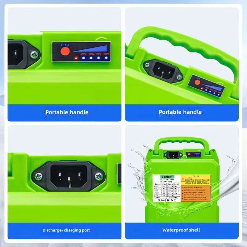 The new 24v10Ah/15Ah/20Ah portable lithium-ion garden mower battery is suitable for a variety of hedge electric garden tools