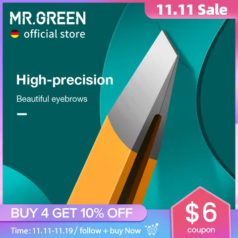 Colorful Eyebrow Tweezer MR.GREEN