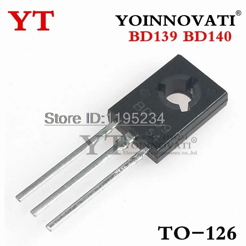 200PCS/Lot 100pcs BD139 and 100pcs BD140 New  Original TO-126  IC