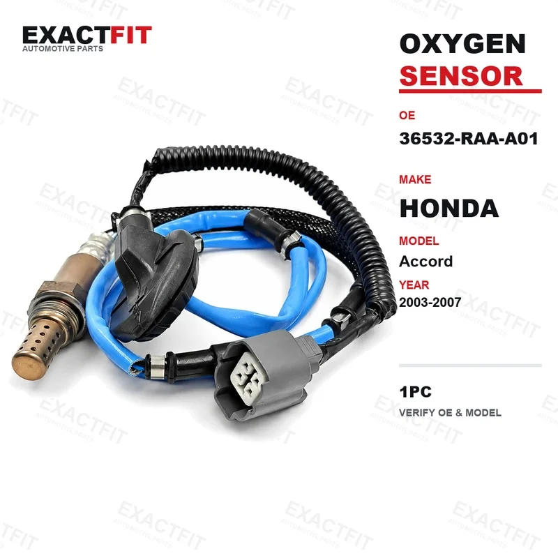 36532-RAA-A01 Downstream O2 Oxygen Sensor 234-4797 For Honda Accord 2.4L DX LX EX SE 2003-2007 Rear Lower B1S2 Heated 4 Wire