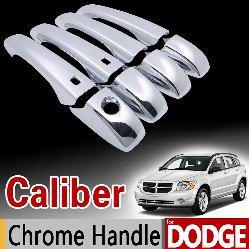 

Хромированная накладка на ручку для Dodge Caliber 2007-2012, 2008, 2009, 2010, 2011, никогда не ржавеет, автомобильные аксессуары, наклейки, Стайлинг автомобиля