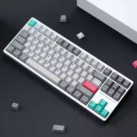 GMK Modern Dolch Light Theme Keycap 147Keys PBT Custom Cherry Profile Keycaps for Mechanical Keyboard Accessories Gift Lucky65V2