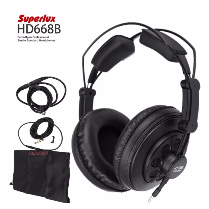 Профессиональные динамические наушники Superlux HD668B