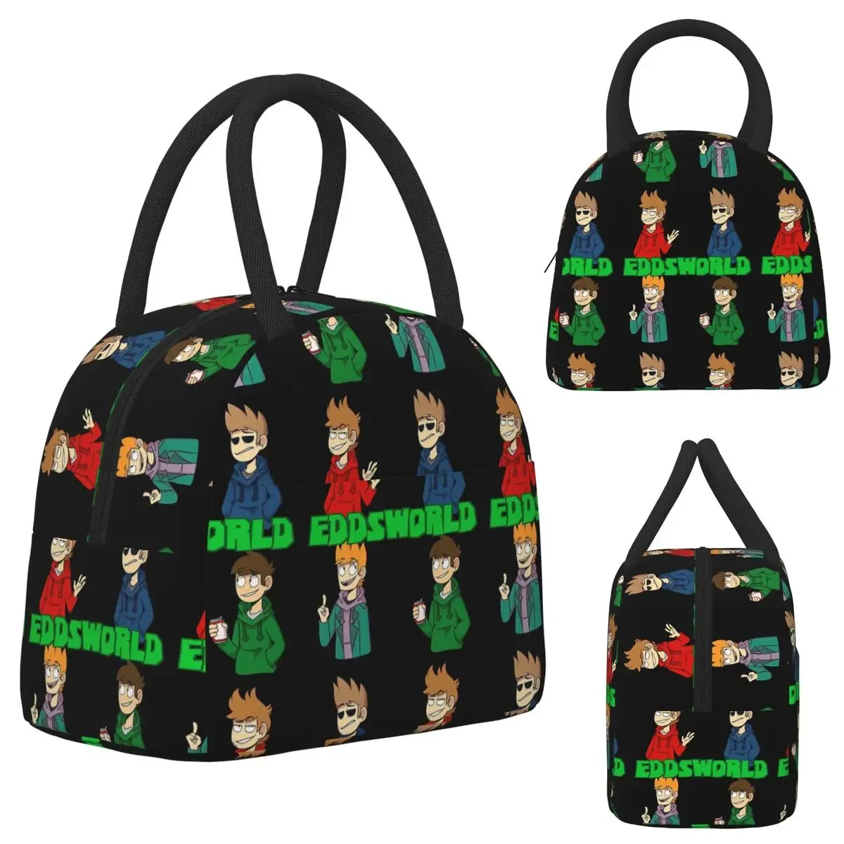 Eddsworld Insulated Lunch Bag for Kids School Cooler Thermal Food Box Tote Portable Lunch Boxes Container