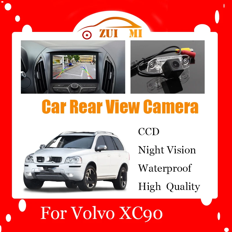 

Car Reverse Rear View Camera For Volvo XC90 2003~2014 CCD Full HD Night Vision Backup Parking Camera Waterproof Shockproof