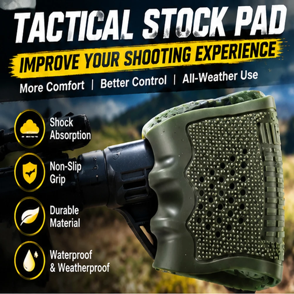 Tactical Pistol Grip Rubber Airsoft Grip Sleeve Non-Slip Gun Grip Glove Protective Cover for 17 18 19 M4 Accessories