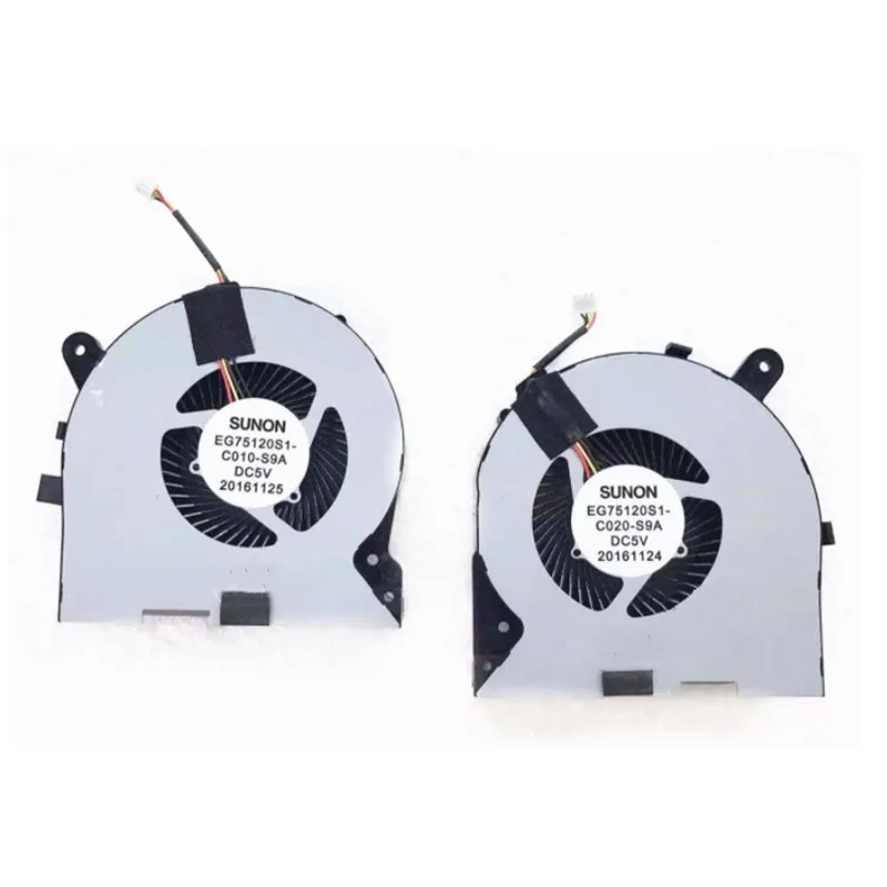 

New For Lenovo Legion Y720 Y720-15IKB Type 80VR Series Laptop CPU & GPU A Pair Fan EG75120S1-C010-S9A EG75120S1-C020-S9A