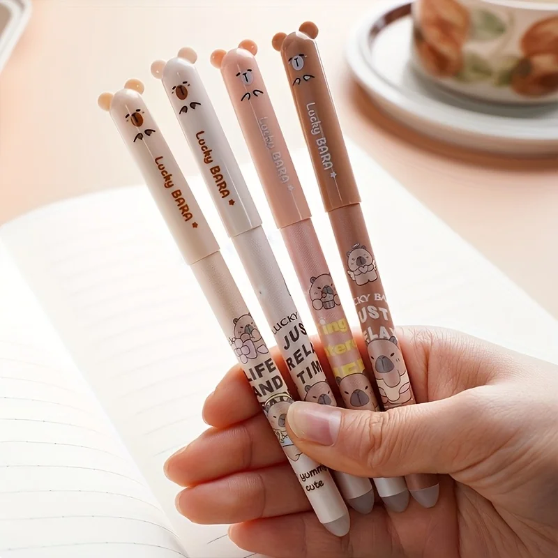 16 قطعة من أقلام الجل القابلة للمسح، طرف رفيع 0.5 مم، حبر أزرق، مع ممحاة مدمجة، مثالية لتدوين الملاحظات والكتابة، مثالية للمكتب