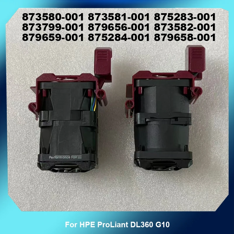 Server Cooling Fan Replacement Cooler For HPE ProLiant DL360 G10 Server 873580‑001 873581‑001 875283‑001 873799‑001