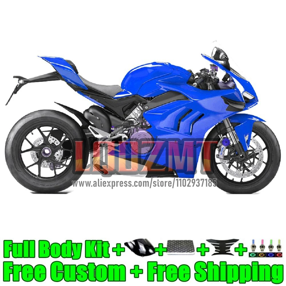 Cuerpo OEM azul de fábrica para DUCATI Panigale V 4 V4 S R 30No.64 V4S V4R V4-S V4-R 18 19 20 V-4S 2018 2019 2020 carenados de inyección