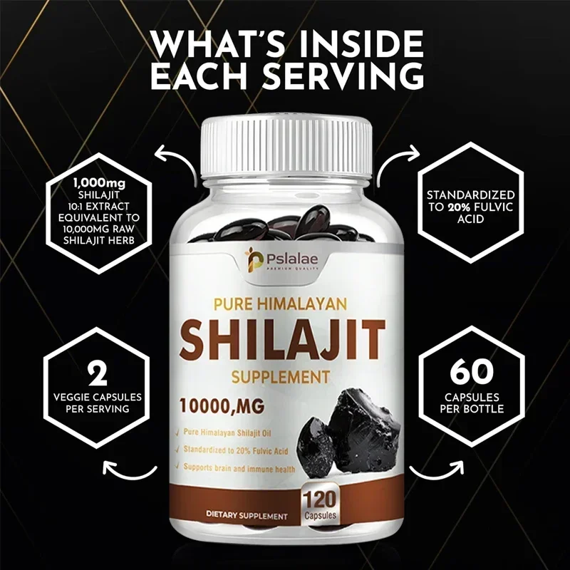 Shilajit - Helps with Memory, Brain Function, Cardiovascular Health, Immune Health