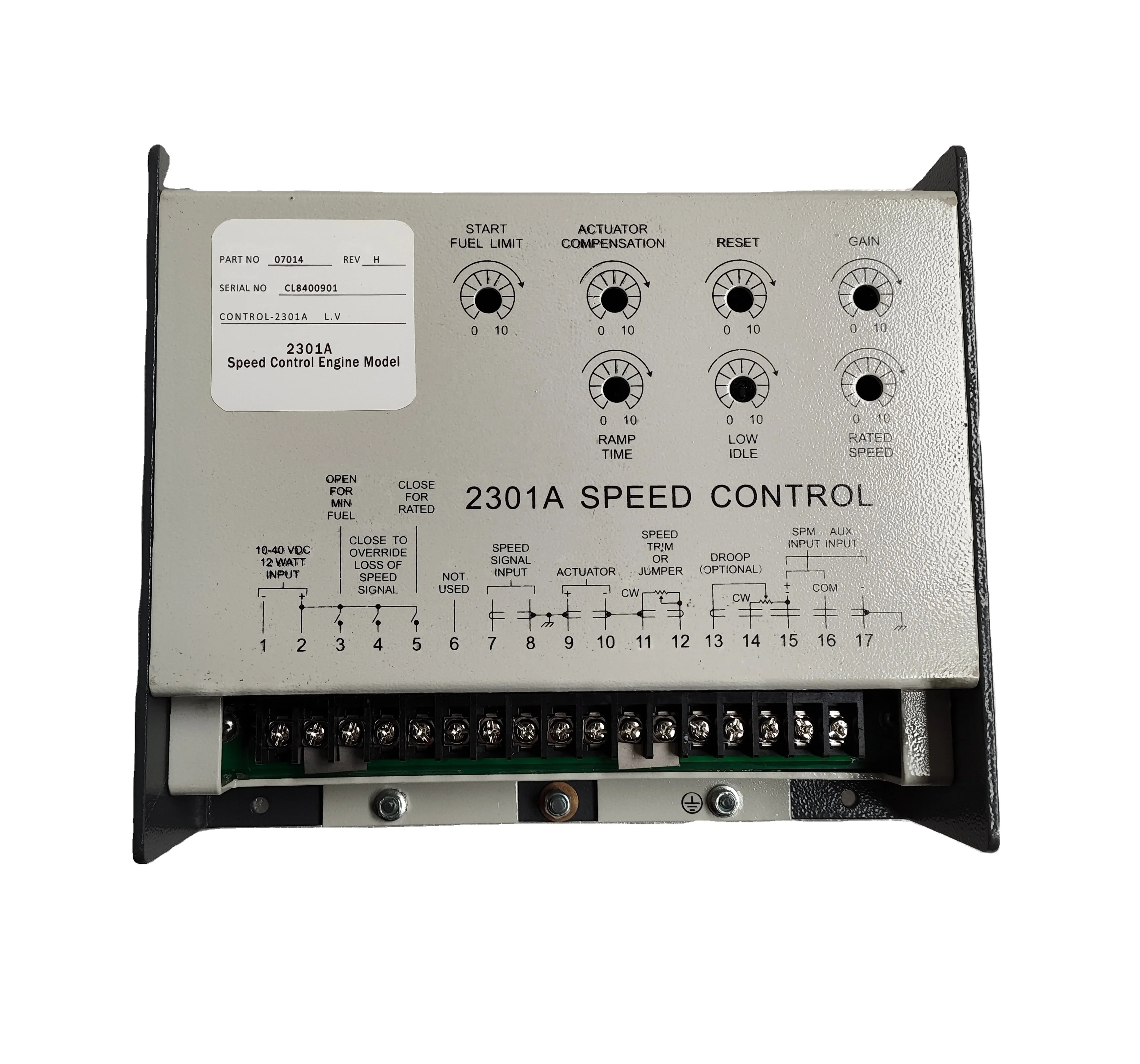 Gen-set generator Speed controller 2301A REPLACE woodward 2301A Speed Governor Control Panel 9907-014