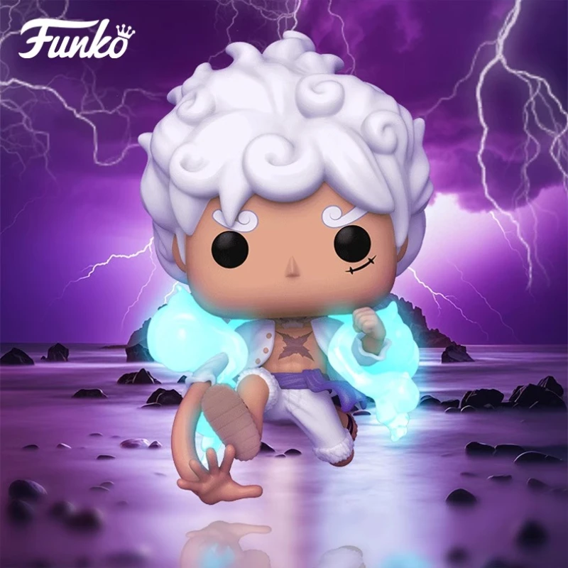 

Genuine Edition FUNKO POP One Piece: Luffy (Gear 5) Anime Action Desktop Decoration Ornament Model Toys Collectible Model