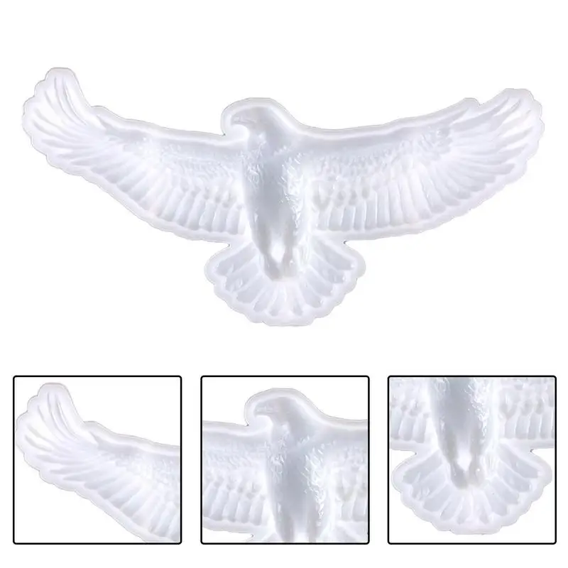 3d Eagle Silicone Mold Eagle Shape Wall Decor Molds Large 3D Semi Stereo Eagle Mold Silicone Animal Molds For Casting Wall Decor