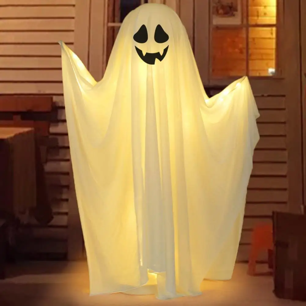 Spooky Outdoor Halloween Decor Halloween Party Decor Spooky Halloween Light Up Ghost Set for Outdoor Yard Decorations for Party