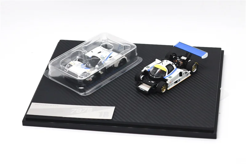 1-64-787b-blanc-bleu-18--modele-de-voiture-miniature-pour-collectionneur
