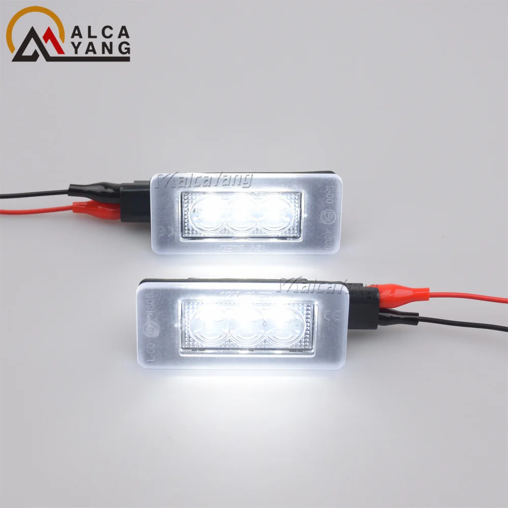 2 Stück Canbus LED Kennzeichenbeleuchtung für Peugeot 3008 2016-2019 207CC 208 308 MK2 2008 5008 Heckklappenleuchte – Detail 6