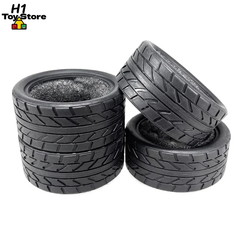 Universal RC Tire Treads Multi-Scale Replacement Tires for 1/10 1/12 1/14 1/16 Cars All-Terrain Pattern