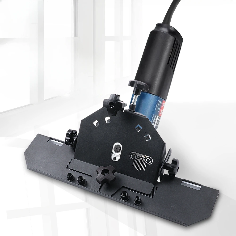 

Угловая шлифовальная машина, кронштейн для фаски, тип 115/125, профессиональная подставка для плитки, 45-градусный алюминиевый сплав, диагональный угловой инструмент для поддержки фаски