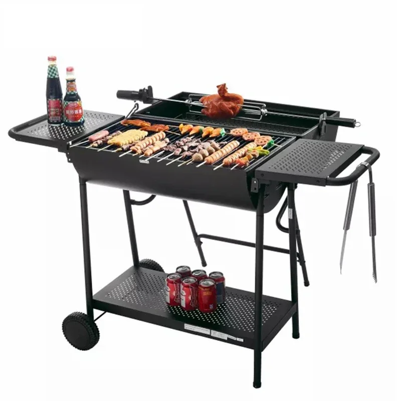 Commercial Portable Outdoor Charcoal Bbq Grills Backyard Party Barbecue Grill