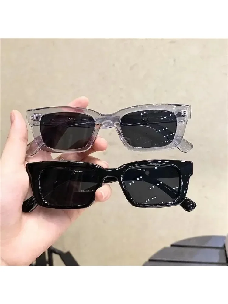 Lunettes de soleil femmes Rectangle Vintage dame lunettes oeil de chat pilote rétro Points lunettes de soleil lunettes marque concepteur