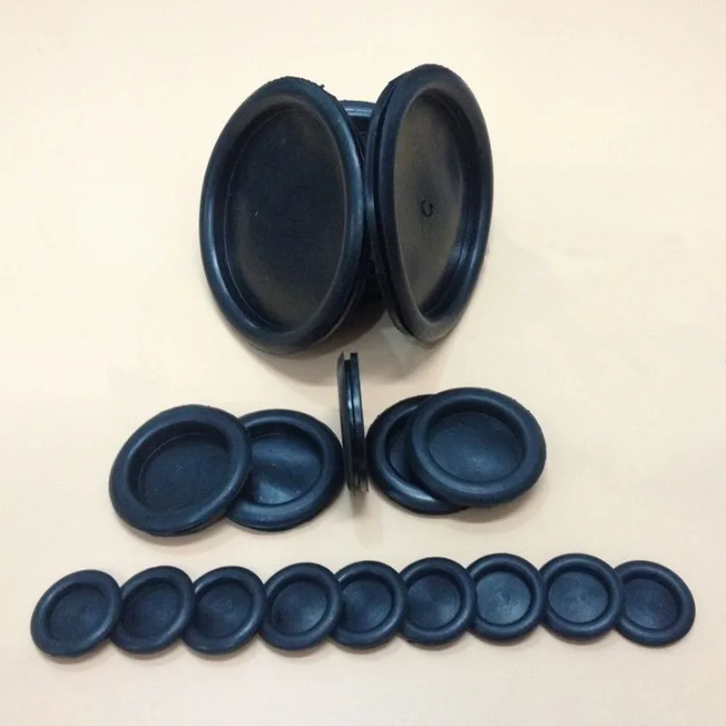 Hot Single-sided Rubber Wire Grommet Gasket 50mm Inner Dia Electric box inlet outlet Seal ring Dust plug cover cable protector