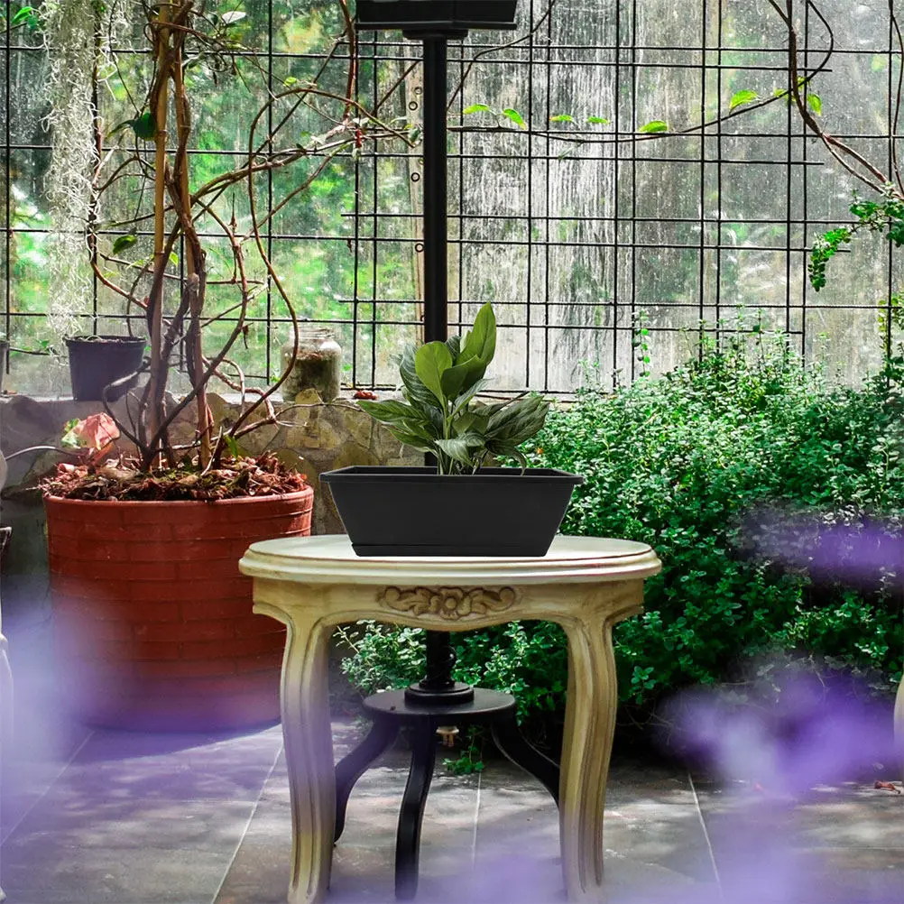 

Набор из 4 прямоугольных оконных кашпо для овощей и цветов, садовые ящики для выращивания трав и суккулентов в помещении и на улице