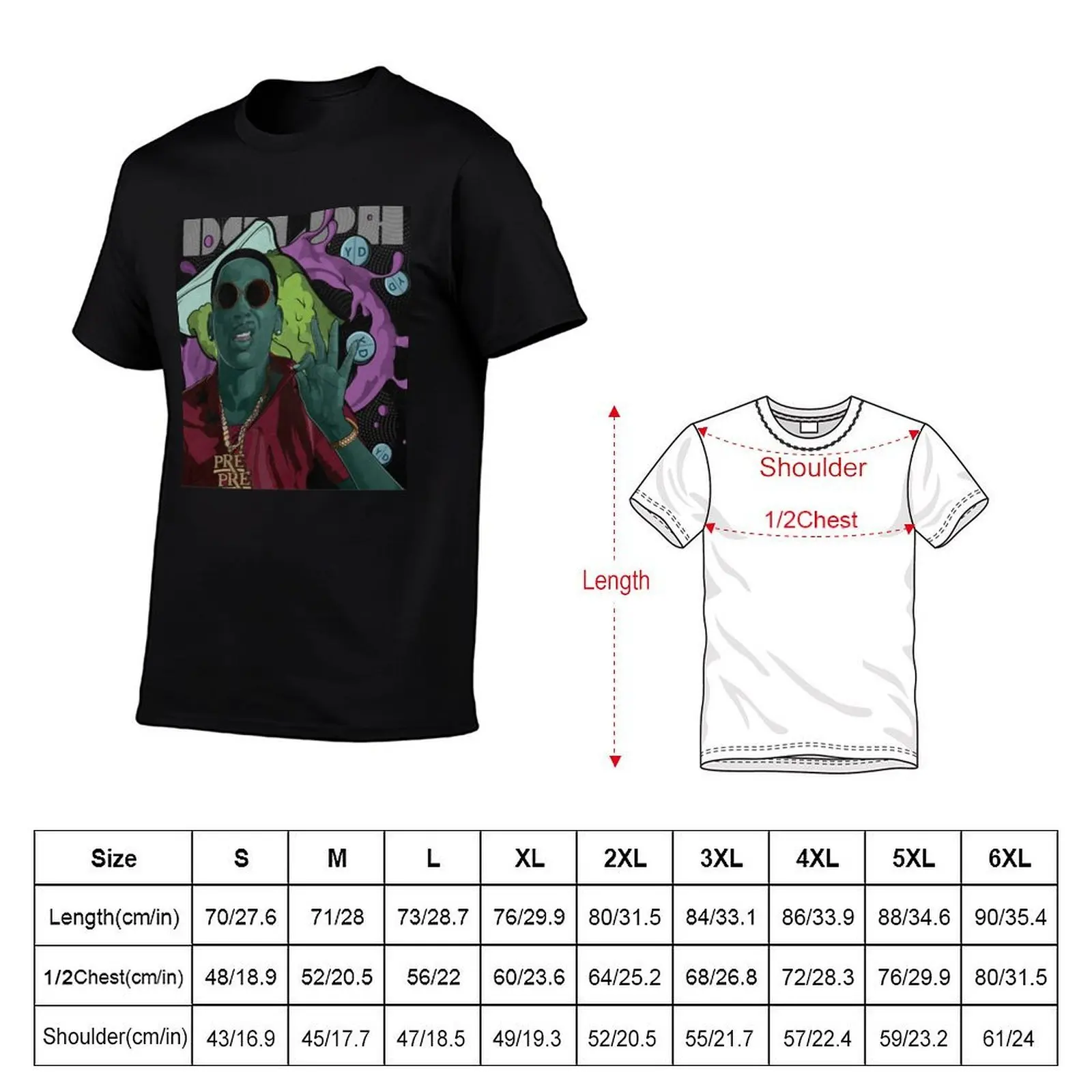 rip young dolph T-Shirt gifts for boyfriend fashion shirts anime shirts men