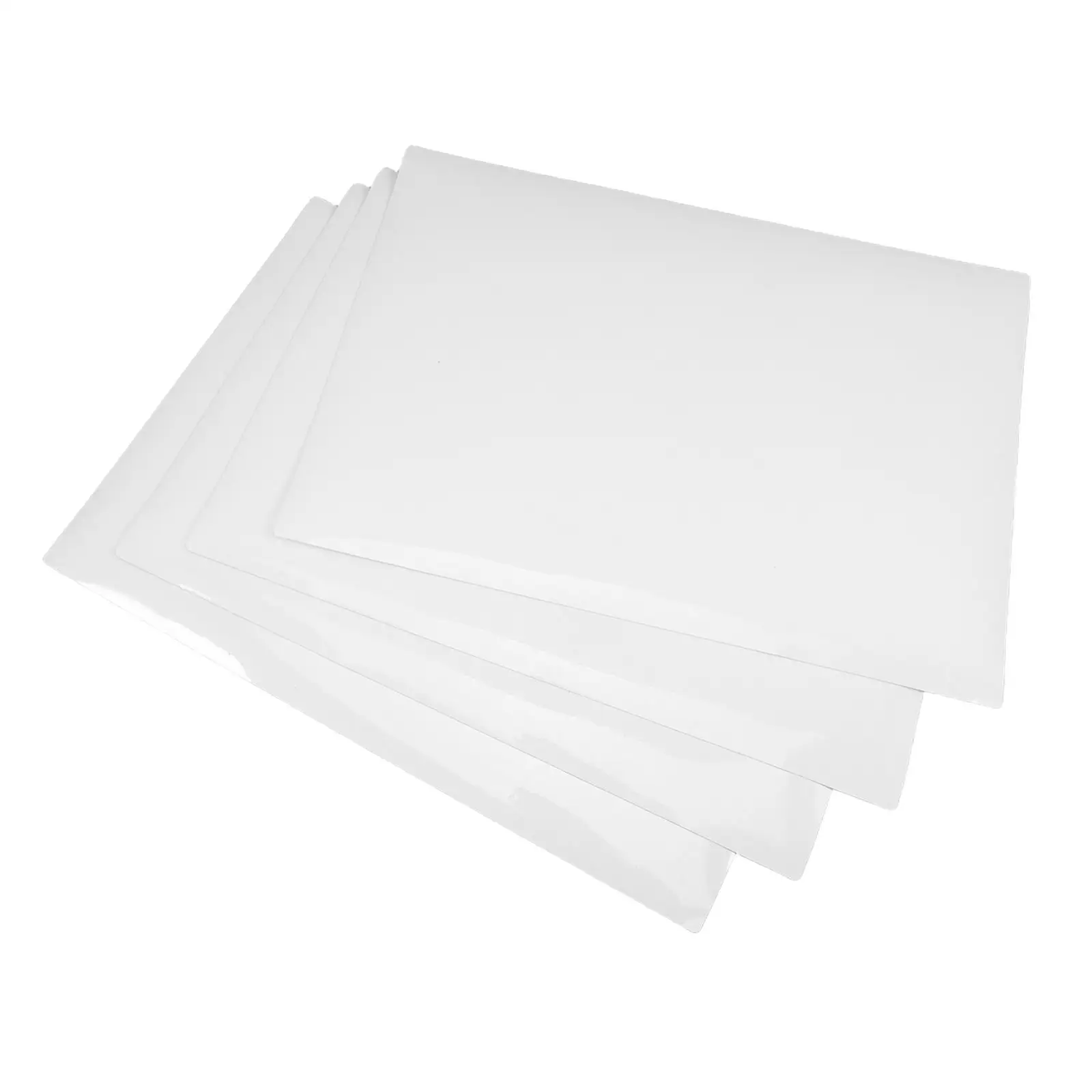 4 Pcs Whiteboard Stickers Dry Erase Labels Small Boards Household Reusable Notepad Mini Pvc