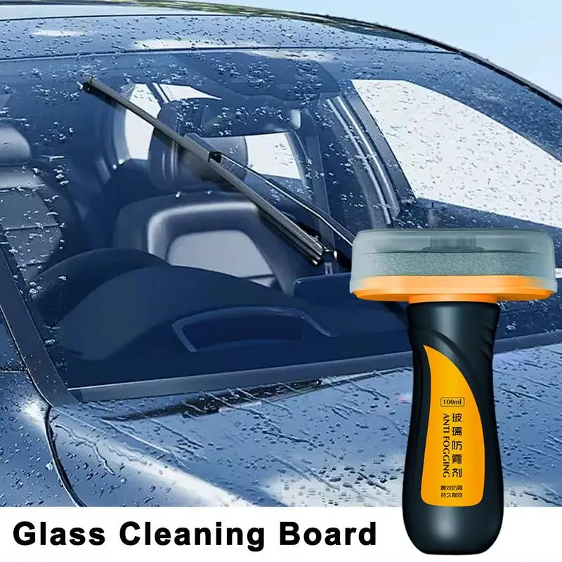 Glass Oil Film Remover For Car 100ml Windshield Glass Cleaner 2 In 1 Glass Remover Glass Defogging Agent For Bird Droppings