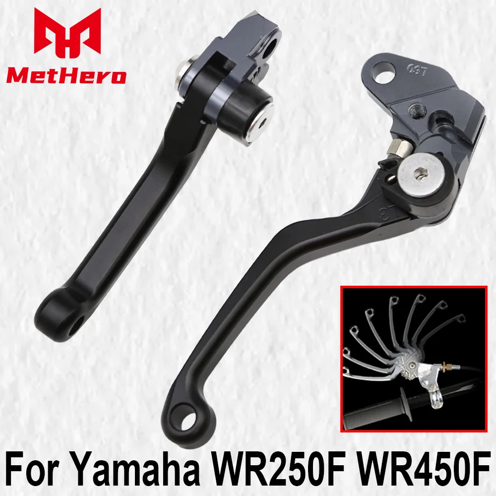 

Fit For Yamaha WR250F WR450F WR 250F 450F 2005-2015 Motorcycle CNC Foldable Pivot Dirt Pit Bike Brake Clutch Lever Accessories