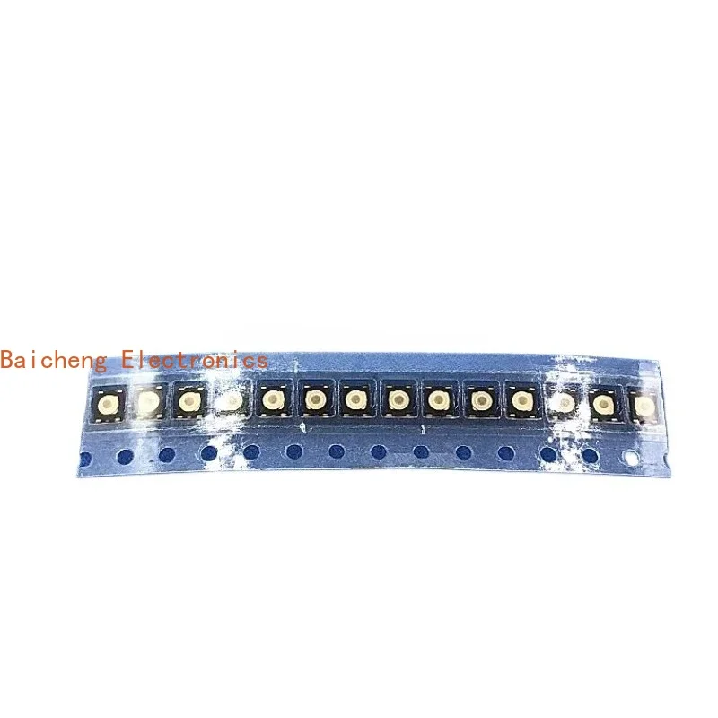 100PCS SMT 4-pin 2.4 * 3 * 0.8 touch film silicone waterproof and dustproof button switch sheet