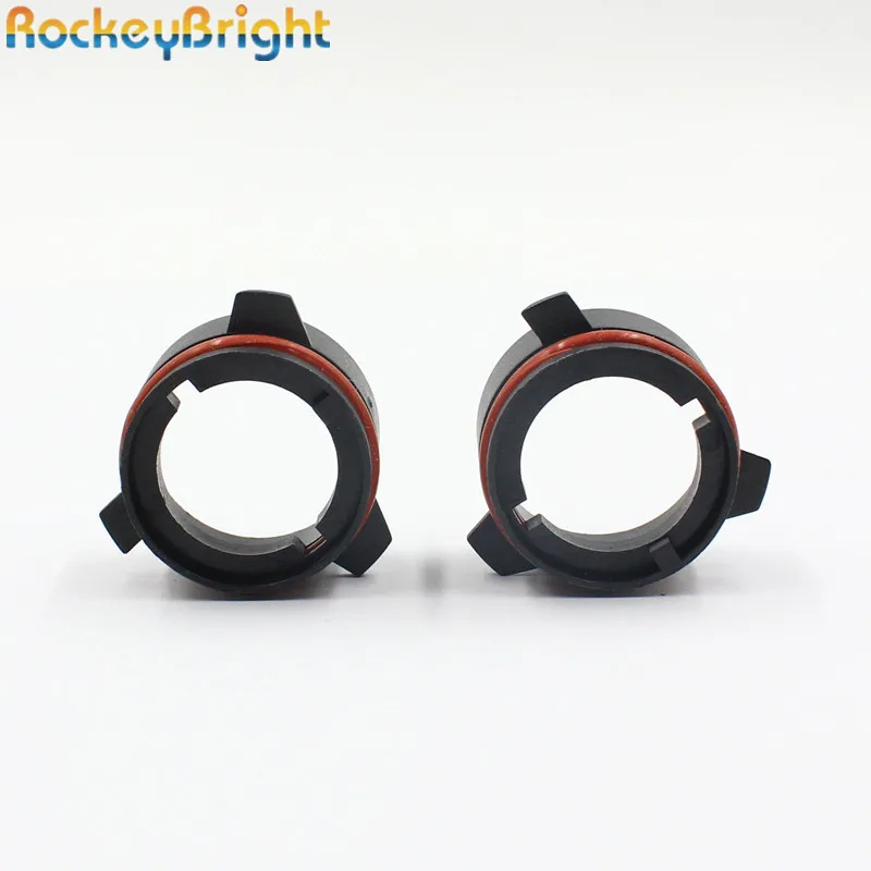 Rockeybright 2*D2S HID bulb holder adapters for BMW E39 D2 D2S HID Xenon Head lamp bulb Adapter Socket D2R Xenon bulb connector