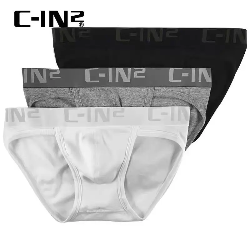 C-IN2 Men\'s underwear Cotton sexy sport U raised low waist high fork triangle cin2 underwear Youth underpants 029