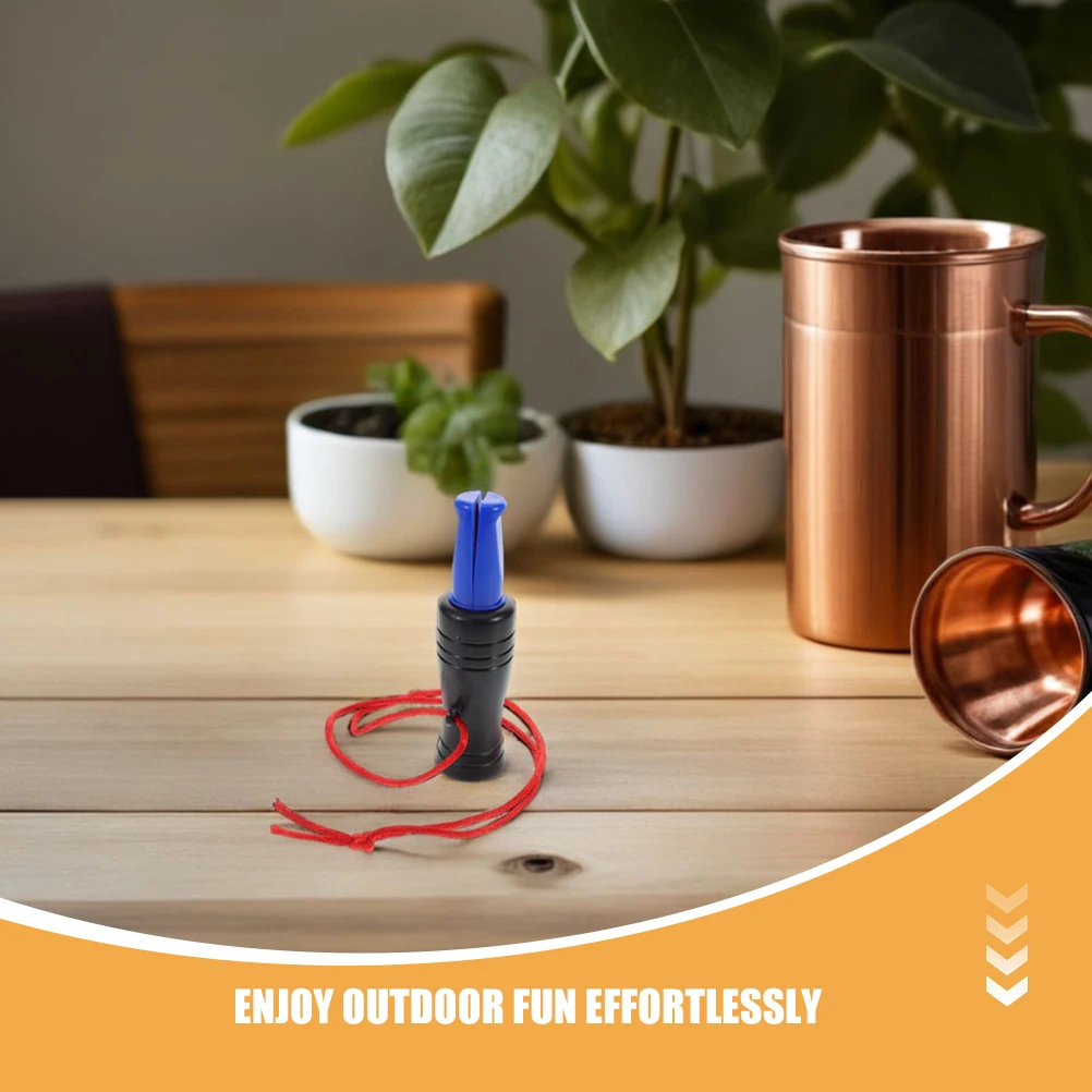 2 قطعة صفارة إنقاذ في الهواء الطلق خفيفة الوزن بطة الصوت تقليد للمشي لمسافات طويلة الصيد الطوارئ التخييم السلامة متعددة الوظائف الطيور #4